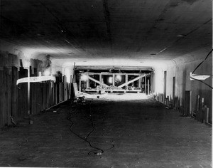 Tunnel of the New Union Passenger Terminal under construction, Los Angeles, 1935