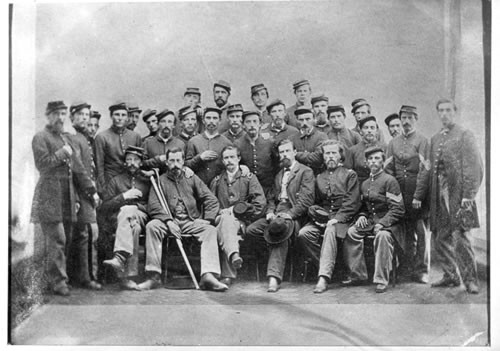 Group of Civil War Veterans, Chicago, Ill