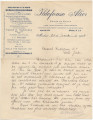 Letter from Ildefonso Alier to Zarmah [Zarvah] Publishing Co., January 24, 1923