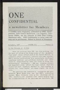ONE confidential 12/11 (1967-11)