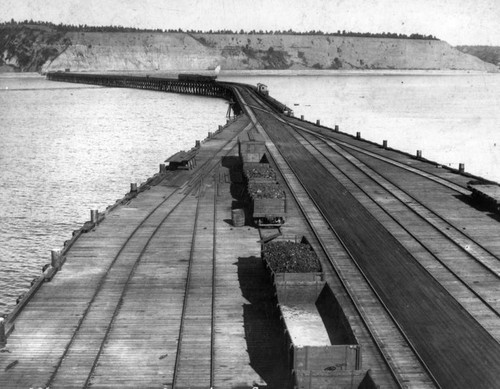 SP wharf for projected Port of Los Angeles