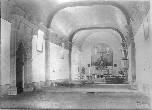 Photograph of San Carlos Borromeo de Carmelo Mission Interior