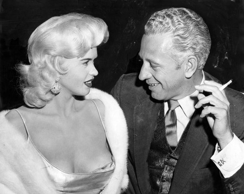 Jayne Mansfield with Nick Ray