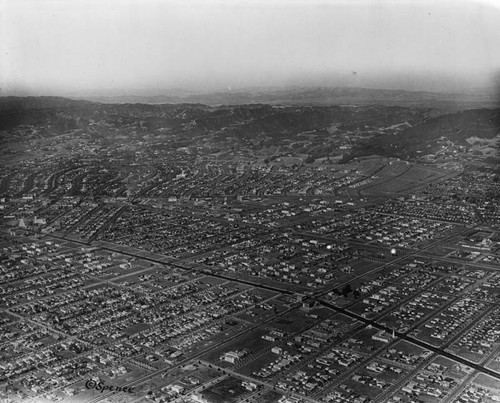 Beverly Hills, an aerial