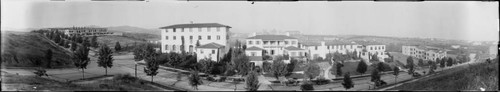 Westwood Village fraternity houses, Westwood, Los Angeles. October 12, 1933