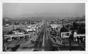 Looking northeast along Fletcher Drive from Pacific Electric trestle over Fletcher Drive, Los Angeles, 1937