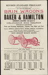 Revised standard price-list, adopted November 1, 1899 of the celebrated Bain Wagons