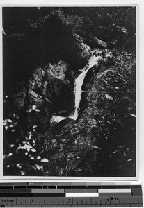 Water fall at Dongan, China, 1928