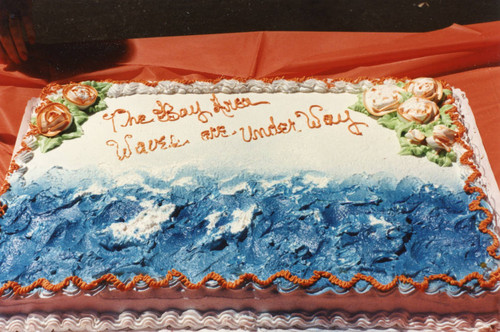 Large Cake: "The Bay Area Waves Are Under Way"