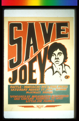 Save Joey, Leukemia Victim, Announcement Poster for