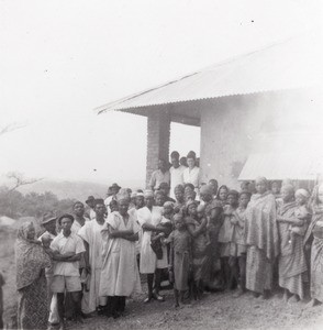 People in a mission station, Cameroon