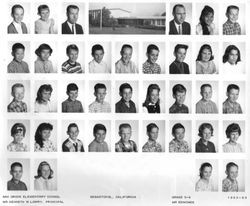 Oak Grove Elementary School class picture, 1963