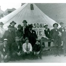 The Masonic Board of Relief Tent, San Francisco, California, 1906