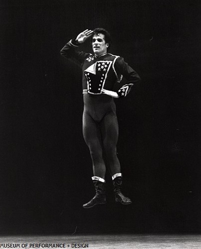 David McNaughton in Balanchine's Stars and Stripes, circa 1980s-1990s