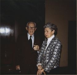 Unidentified attendees of a Healdsburg Museum function in Healdsburg, California, about 1978