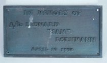 Memorial Placque, A/1c Leonard "Sam" Kornmann, 1958, Almaden Air Force Station