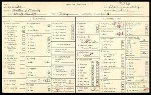 WPA household census for 244 West 84th Street, Los Angeles County