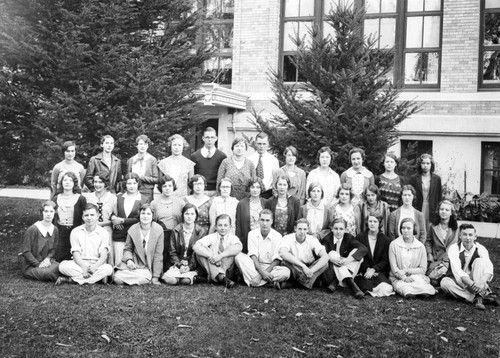 Red Bluff High yearbook staff; 1930-1931