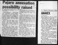 Pajaro annexation possibility raised