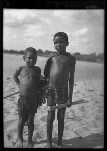 African shepherds, Malengane, Mozambique, 1943