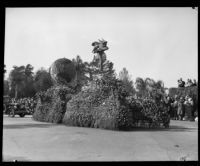 FTD float in the Tournament of Roses Parade, Pasadena, 1933