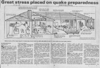Great stress placed on quake preparedness