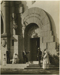 [Arch with inscription, Santa Barbara County Courthouse]