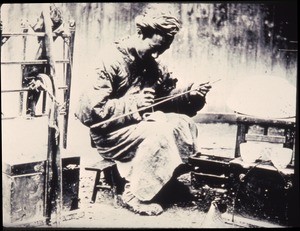 An itinerant crockery mender, Changde, Hunan, China, ca.1900-1919