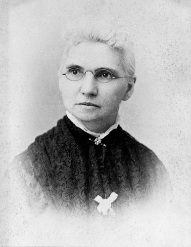 Mrs. Lysander Utt, Tustin, ca. 1885