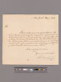 Letter from George Washington, New York, to Abraham Baldwin