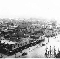 Elevated view of the City of Petaluma