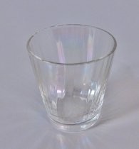 Iridescent shot glass