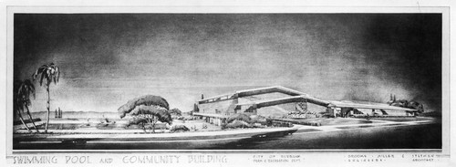 1956 - Technical Drawing of McCambridge Park