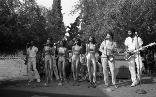 Entertainers Perform at Event, Los Angeles, 1983