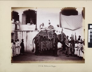 His Highness the Maharana, Udaipur, India, ca.1890