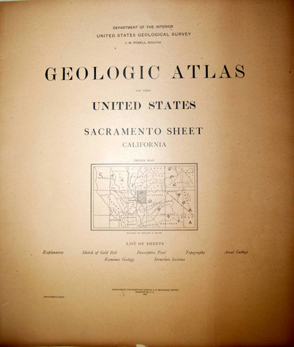 Geologic Atlas of the United States : Sacramento sheet, California