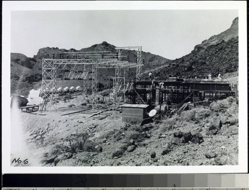 Hoover Dam Substation and construction camp