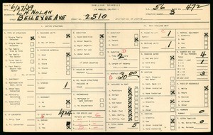 WPA household census for 2510 BELLEVUE AVE, Los Angeles