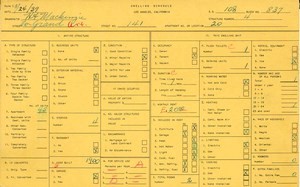 WPA household census for 141 N GRAND, Los Angeles