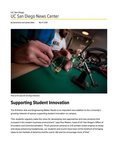 Supporting Student Innovation