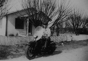 First Motorcycle Policeman, Pixley, Calif