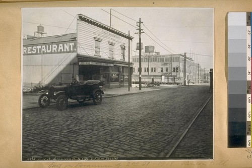 East on Brannan from 2nd St., 1918, Rincon Hill
