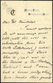 Marie Corelli letter to Mr. Bainbridge, 1907 May 5
