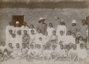 Mission school of Fihaonana, in Madagascar