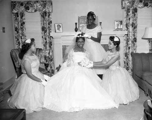 Mrs. Addie Murray Wedding, Los Angeles, 1958