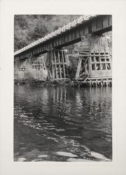 Railroad bridge across the Russian River at Duncans Mills