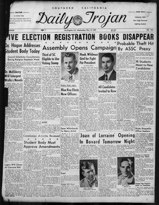 Daily Trojan, Vol. 38, No. 134, May 14, 1947