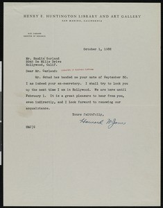 Howard M. Jones, letter, 1928-03-26, to Hamlin Garland
