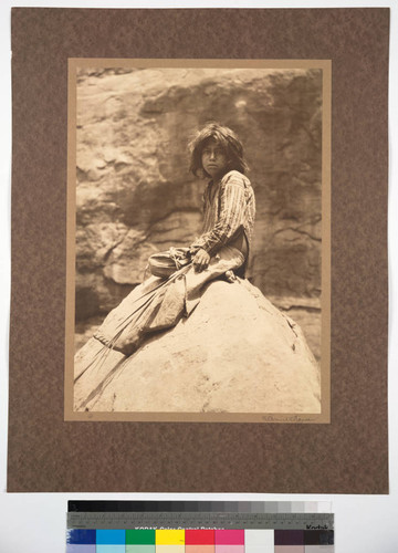 Navajo boy in Canyon de Chelly