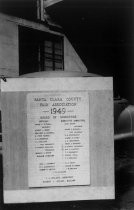 Santa Cara County Fair Association 1949 plaque pattern